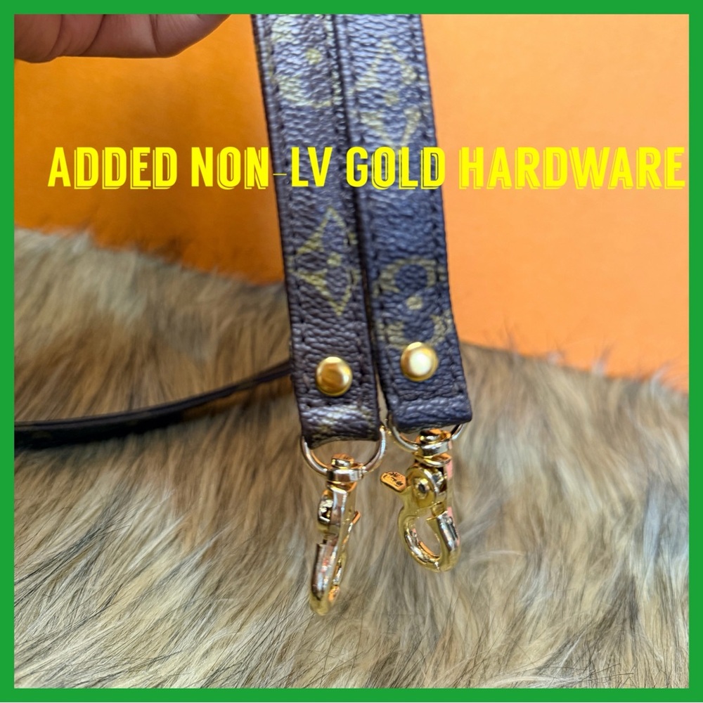 Louis Vuitton Brown Vintage Monogram strap - Picture 5 of 10